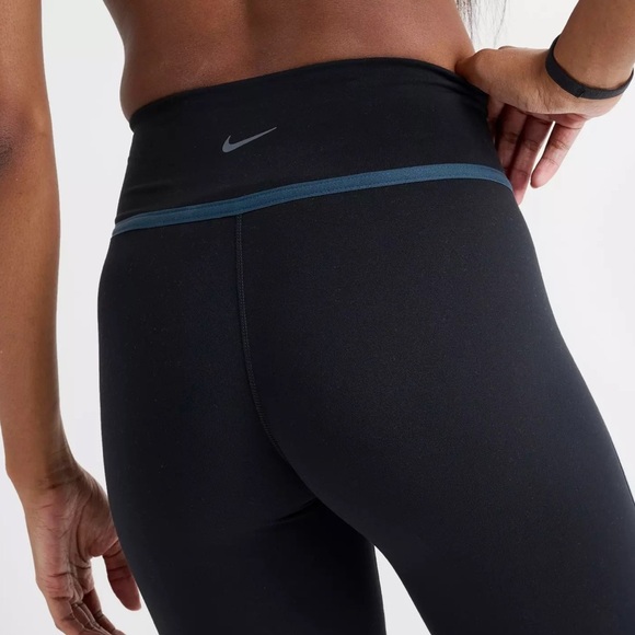 NIKE Women’s One Dri Fit High Waisted 7/8 Leggings Black Size L NEW - Picture 7 of 11